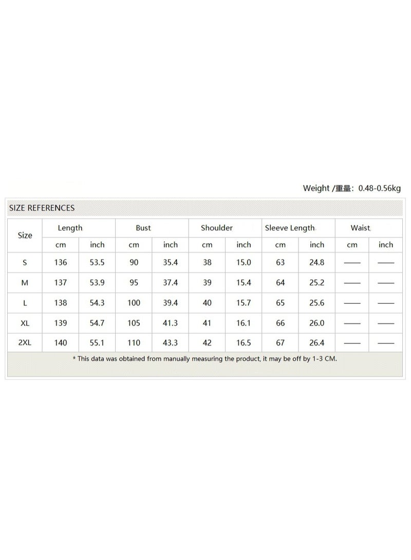 2Pcs-Women's Robe Dress Solid Color Floral Embroidery Lace Edge With Same Headscarf - Image 4