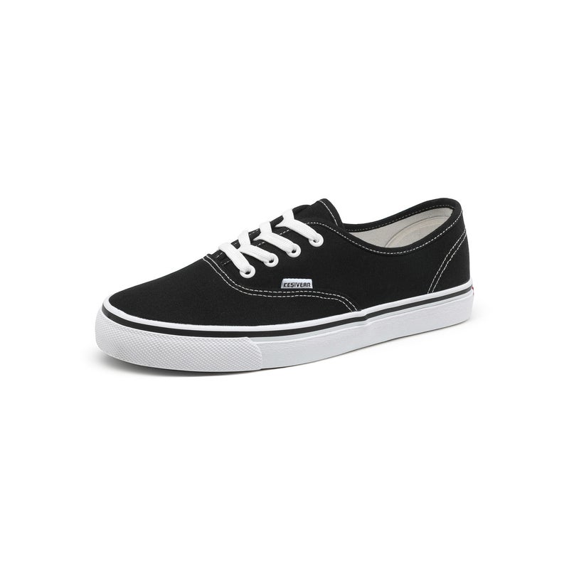 Unisex Canvas Casual Shoes Breathable Lace-Up Flat Sole - Image 5