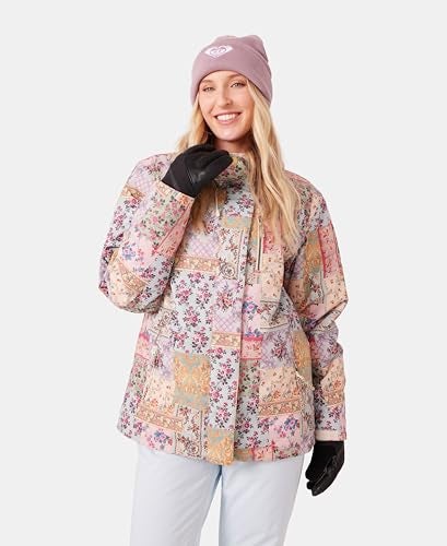 Roxy Women's Jetty Block Jacket – 10K Waterproof, Insulated Snow Jacket, PFAS-Free, Recycled Fabric, Wahine, X-Small - Image 3