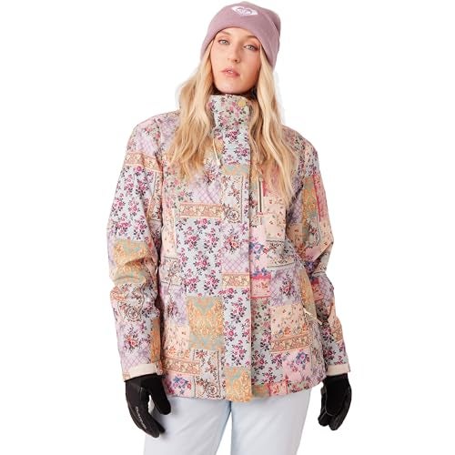 Roxy Women's Jetty Block Jacket – 10K Waterproof, Insulated Snow Jacket, PFAS-Free, Recycled Fabric, Wahine, X-Small - Image 1