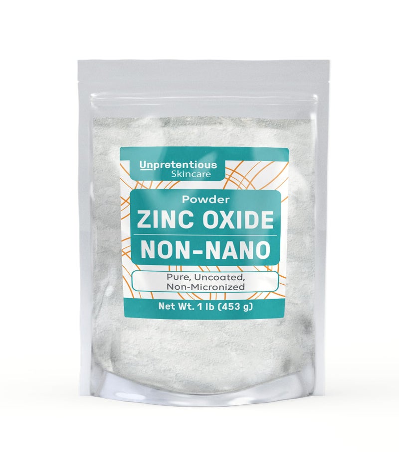 Unpretentious NonNano Zinc Oxide Pure Uncoated Convenient Resealable Bag for Storage 1 Pound