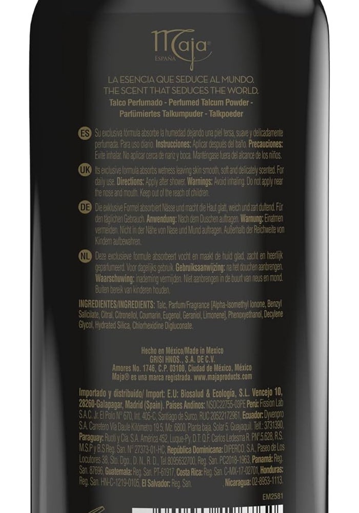 Maja Perfumado Talcum Powder 200g - Floral Scented Body Powder - Image 2