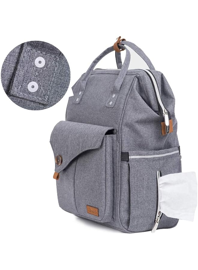 erorex Diaper Backpack Large Grey - Image 3