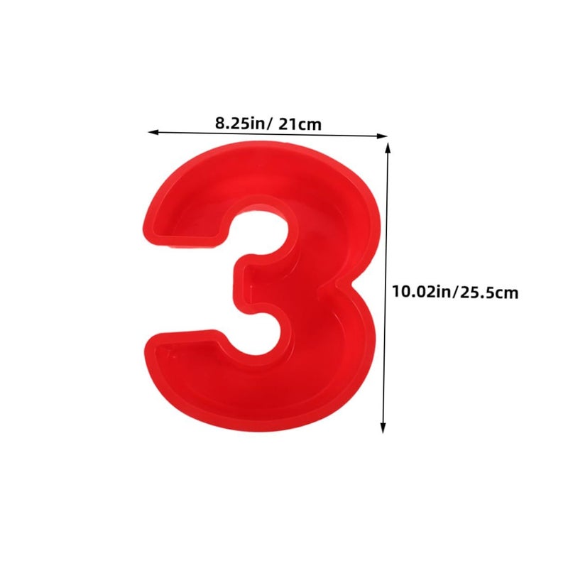 Zerodeko 2Pcs Nonstick Number Cake Molds for Birthday Anniversaries - Image 3