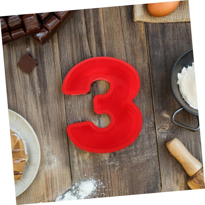 Zerodeko 2Pcs Nonstick Number Cake Molds for Birthday Anniversaries - Image 5