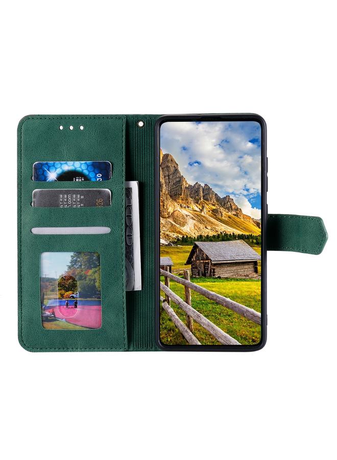 اس-توب جراب لهاتف Google Pixel 9a مصنوع من جلد العجل مع خياطة على شكل جلد العجل - Image 4