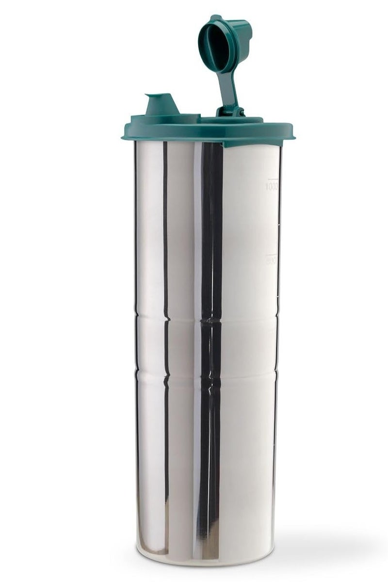 Signoraware Easy Flow Steel Oil Dispenser 1.1ltr - Image 1