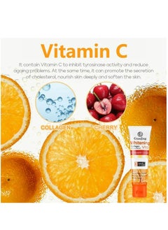 GUANJING Skin Care Vitamin C Collagen Reduces Melanin Underarm Whitening Cream For Sensitive Areas 50 g  - Image 4