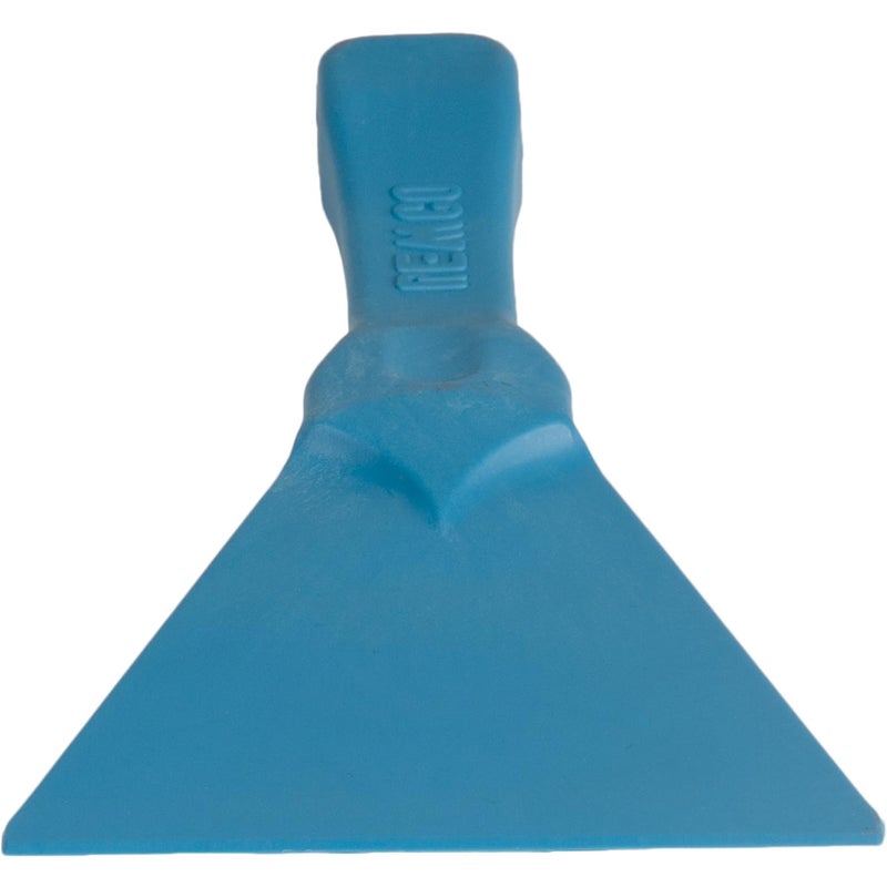 Remco - A Vikan Company 6963 Blue Polypropylene High-Temp Hand Scraper, Injection Molded Blade, 9.7" L x 4.4" W, 1 Piece - Image 3
