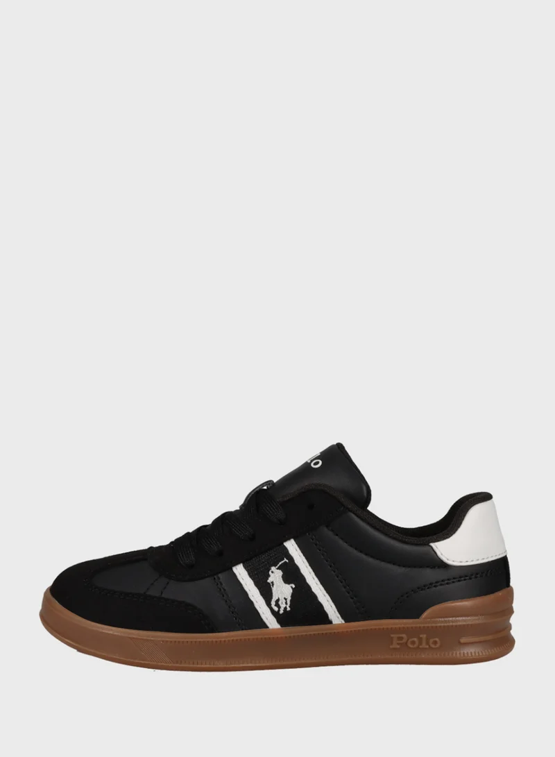 POLO RALPH LAUREN Youth Heritage Court III T-Toe Low Top Sneakers