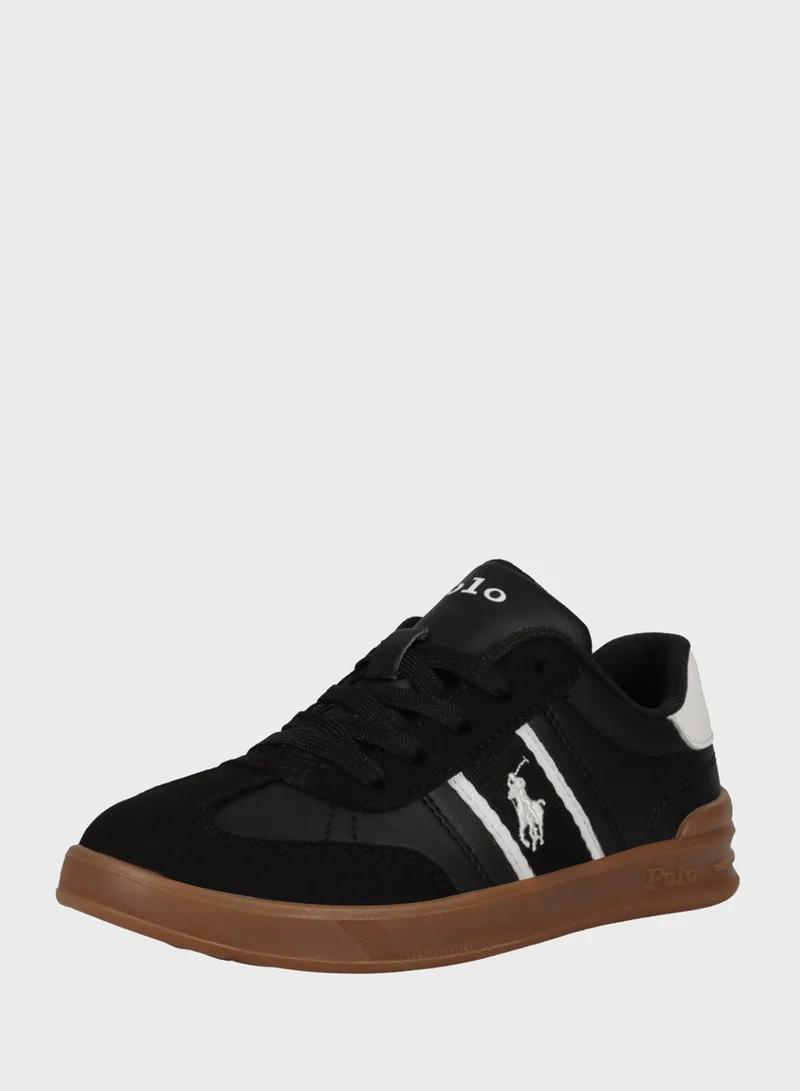 POLO RALPH LAUREN Youth Heritage Court III T-Toe Low Top Sneakers