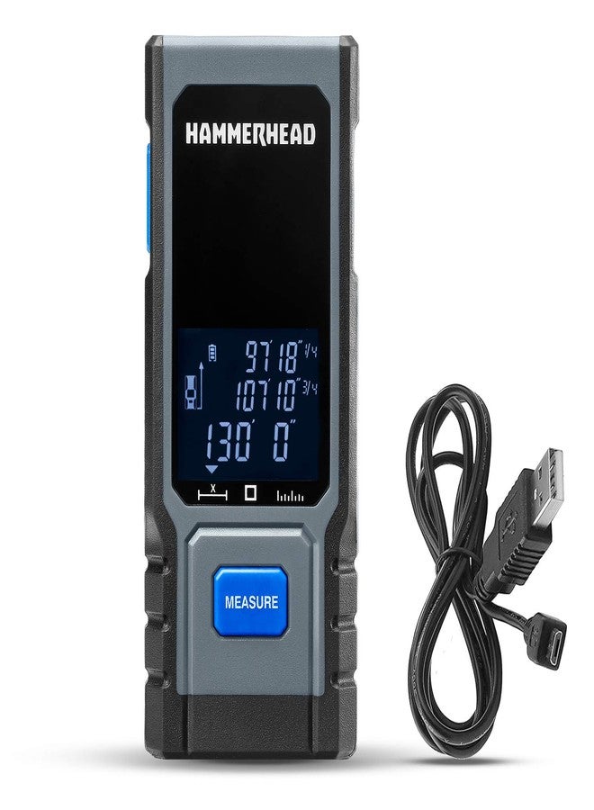 Hammerhead Rechargeable Compact 130ft Laser Measuring Tool - HLMT130 - Image 2