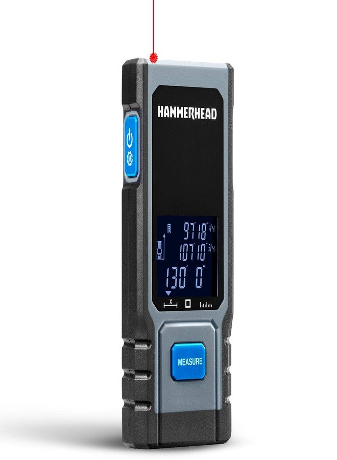 Hammerhead Rechargeable Compact 130ft Laser Measuring Tool - HLMT130 - Image 1