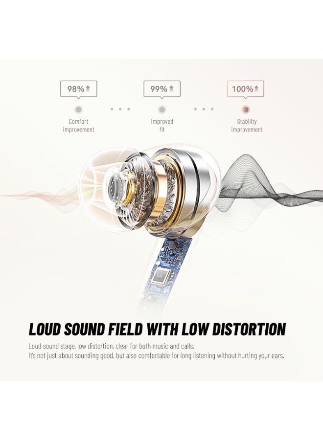 Philips Earbuds, Bluetooth Earbuds, Headphone, Open Ear Ring True Open Ear Headphones, True Wireless Earbuds - Bluetooth ， In-Ear Headphones， Bluetooth-20H Playtime, 13mm Composite Diaphragm, AI Call Noise Reduction, 38ms Low Latency, High-Resolution Lossless Sound for Gaming, Work, Travel & iPhone Android TAT2020 white - Image 2