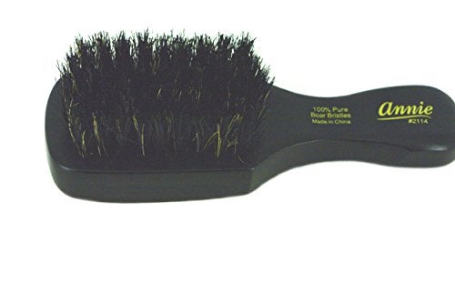 Annie Mini Pocket Combo Brush #2114 - Natural Boar Bristles, Hair Comb for Long and Short Hair - Image 3