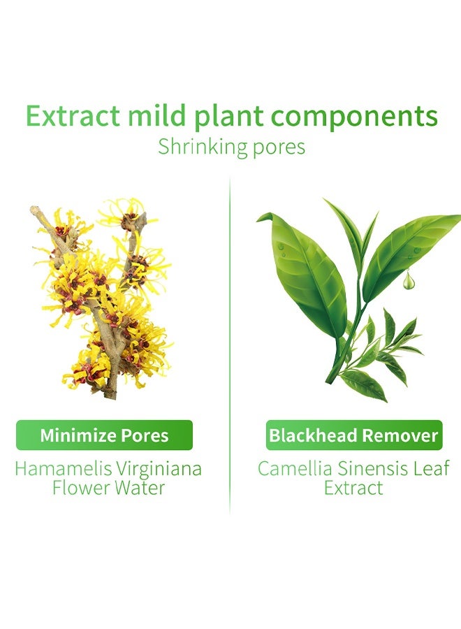 LANBENA Pore Minimizer Serum, Pores Shrinking Serum for Face, Oil Control Firming, Tightening Pores, Vegan Moisture after Blackhead Remover, Centella Asiatica, Hamamelis Virginiana - Image 3