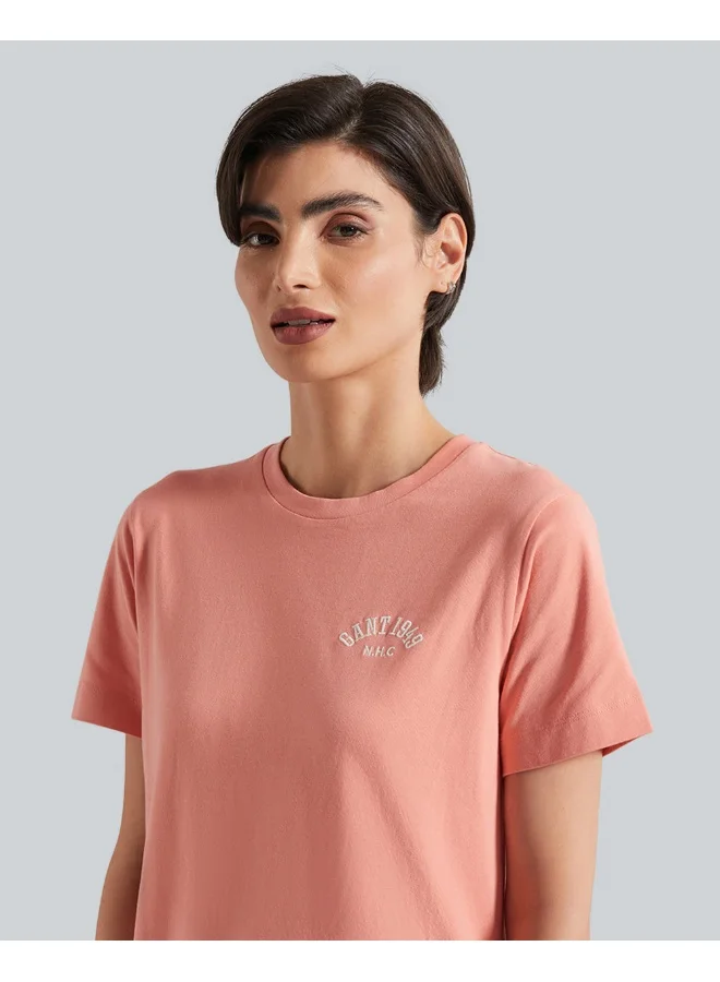 غانت Regular Fit Arch Short Sleeve T-Shirt