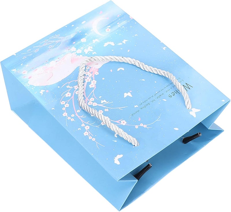 klarako Gift Bags with Handles,6.7x5.5x2.8inch Small Paper Gift Bags with Deer Pattern,Paper Kraft Bags for Christmas Shopping Baby Shower Wedding - Image 3