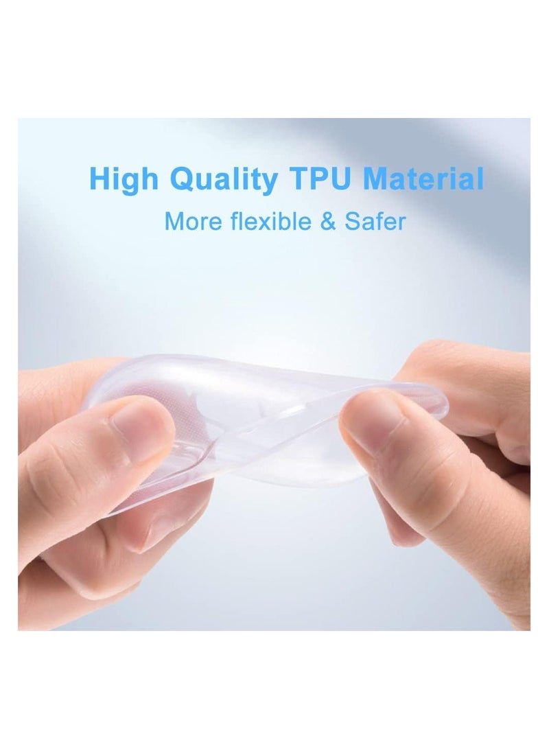 Compatible with AirPods 3 Case Clear, Shockproof Transparent Designed Soft TPU Protective Cover with Keychain for AirPods 3rd Generation 2021 [Front Led Visible]- Clear - Image 3