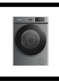 Front Load Full Automatic Washing Machine With Inverter Technology, 8 kg, Dark Silver - 500016426