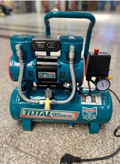 TOTAL Total 1.5HP Silent Oil-Free Air Compressor 10L - Quiet, Compact, and Maintenance-Free for Indoor Use and DIY Projects  - Image 2