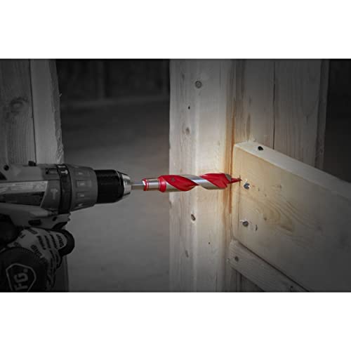 Diablo Auger Bit for Wood & Nail-Embedded Wood - 7/8" Length, Hex 7/16" Shank, 7-1/2" Length, 5-1/2" Work Length - DAG1110 - Image 3