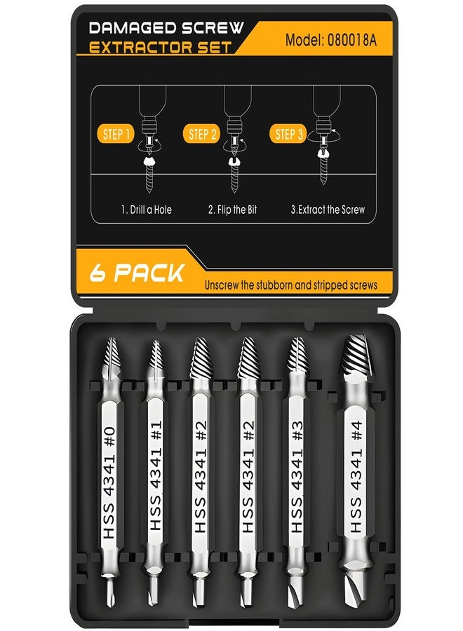 KUSONKEY Christmas Gifts Stocking Stuffers for Men,Damaged Screw Extractor Set Gift for Men,Stripped Screws Nuts & Bolts Drill Bit Tools for Broken or Stubborn Screws Removal,Stocking Stuffers for Him - Image 1