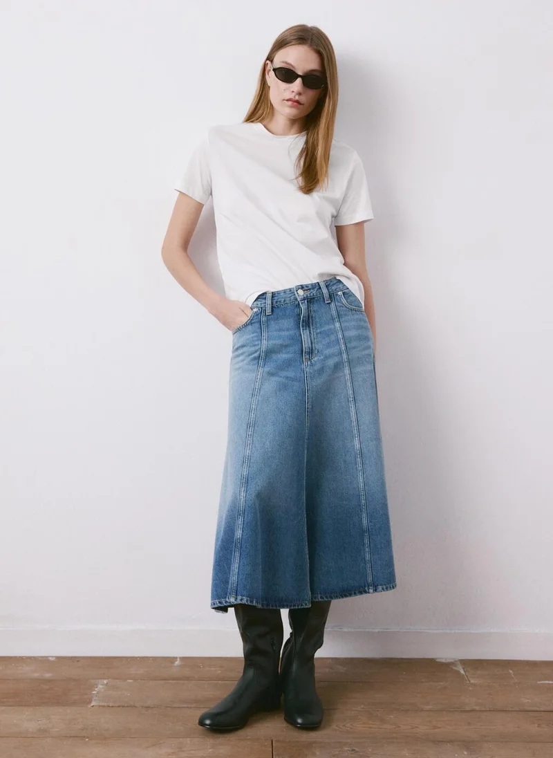 MANGO  Short-sleeved cotton t-shirt for Women | Best Price UAE