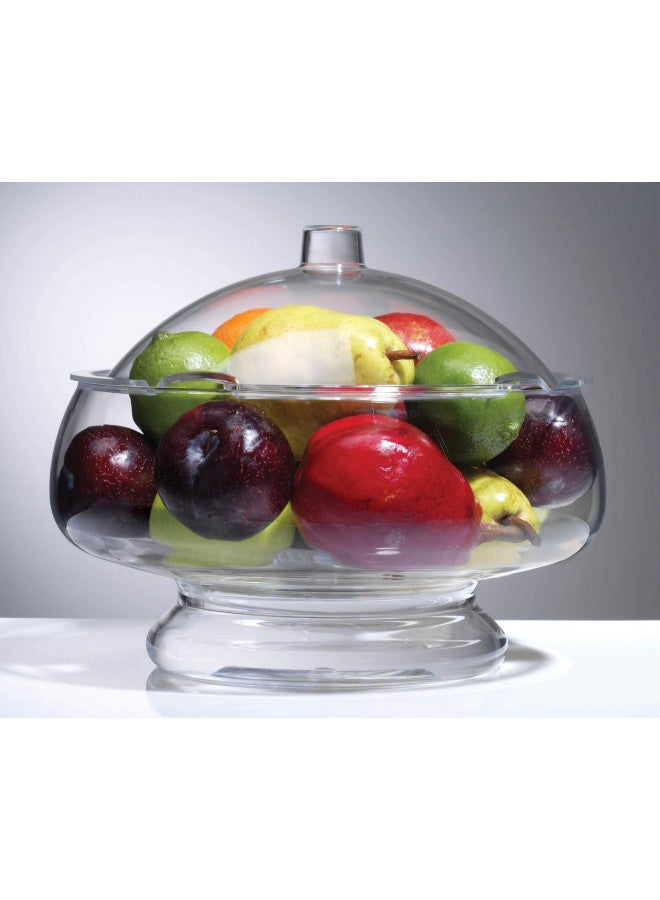 Prodyne Acrylic Salad Bowl, 6 Qt, Clear - Image 5