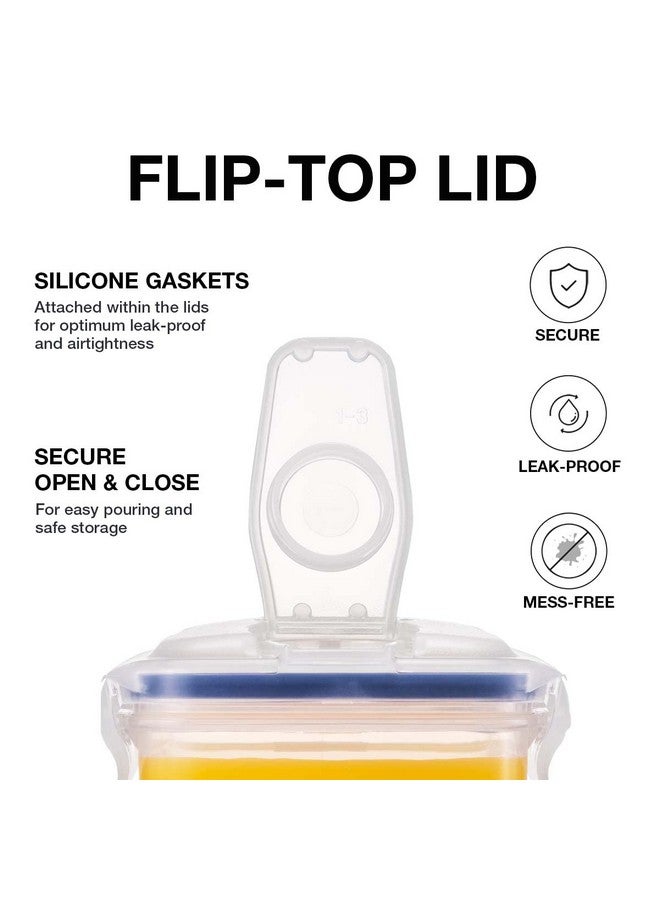 لوك اند لوك إبريق ماء لوك أند لوك أكوا، باب ثلاجة، بمقبض، إبريق بلاستيكي خالٍ من مادة BPA مع غطاء قابل للطي، مثالي لصنع الشاي والعصائر، سعة 3 كوارت، شفاف - Image 5