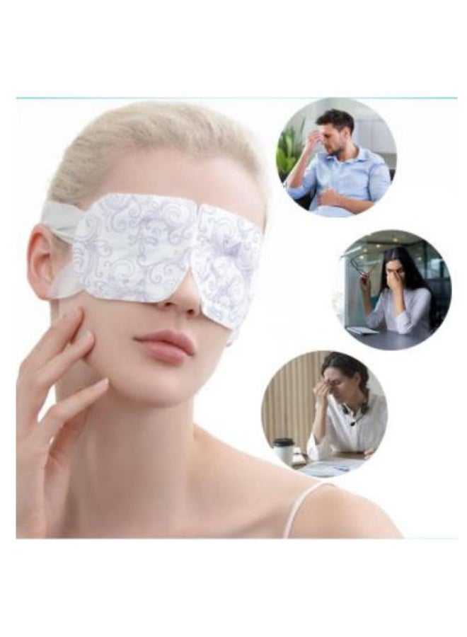 43℃ 10 Pcs Steam Eye Mask, Lutein Heated Eye Mask, Disposable Self-Heating Eye Mask, Eye Care for Dry Eyes, Dark Circles, Puffy Eyes, Puffiness, Eye Fatigue - Image 3