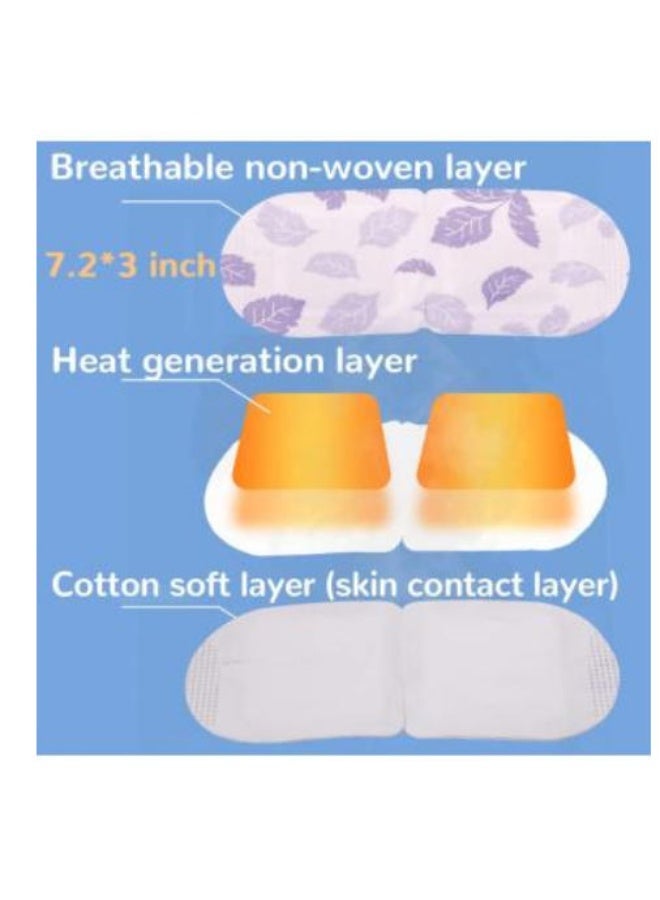 43℃ 10 Pcs Steam Eye Mask, Lutein Heated Eye Mask, Disposable Self-Heating Eye Mask, Eye Care for Dry Eyes, Dark Circles, Puffy Eyes, Puffiness, Eye Fatigue - Image 2