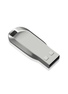 Generic Large Capacity Expansion Upgrade 1TB2TBU Plate Whistle Metal High-speed Creative 64G USB Plate Lettering-Color:Silver-Capacity:64GB Expansion 1TB  - Image 1