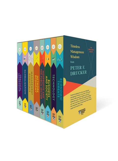 Harvard Business Review Press Peter F. Drucker Boxed Set (8 Books) (the Drucker Library)