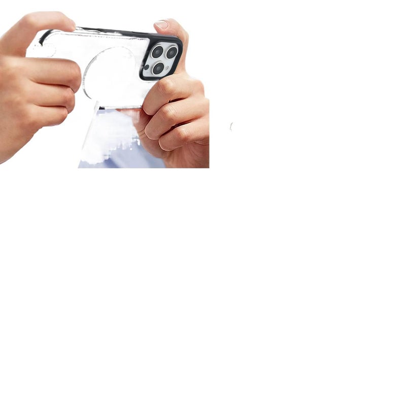 غطاء MagSafe | أحمر PC | مقاوم للصدمات لـ iPhone 16 / 16 Plus / 16 Pro / 16 Pro Max | حامل بطاقات - Image 4