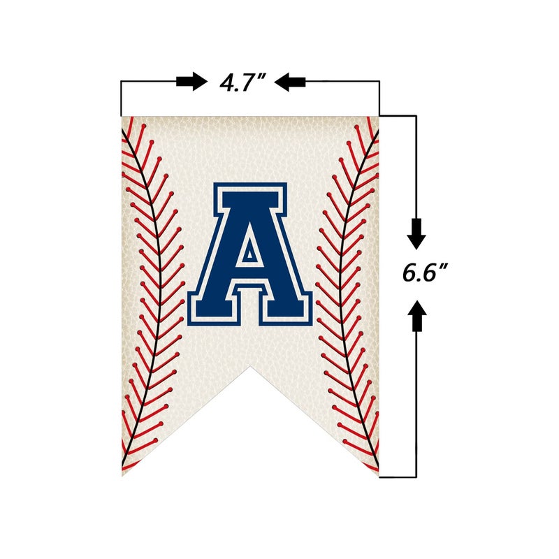 ZTZTST Baseball Birthday Banner,Baseball Party Decorations,Party Garland, Birthday Decorations - Image 5