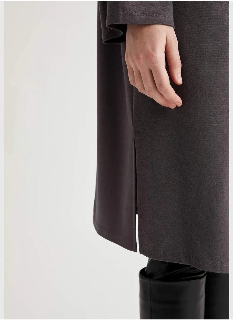 DeFacto Basic Viscose Longline Cardigan