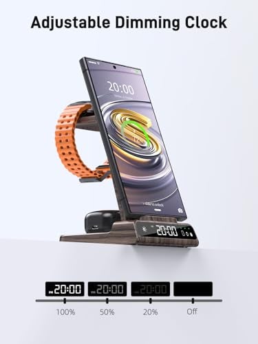NeotrixQI Wireless Charger for Samsung Charging Station, 3 in 1 Android Phone Charger for Galaxy S25 Ultra/S24 Ultra/S23/Flip7, Galaxy Watch 8/8 Classic/Ultra/7/6/5, Galaxy Buds 3 Pro/3 - Image 4