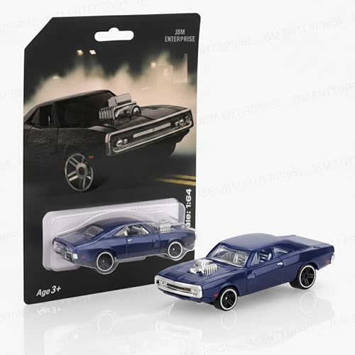 JBM ENTERPRISE Classic Die-Cast Metal Sports Car Toy – Premium Vintage Vehicle Model with, Realistic Detailing, Alloy Wheels & Smooth Finish for Kids, Collectors & Gift Purpose (Blue) (Pack of 1) - Image 1