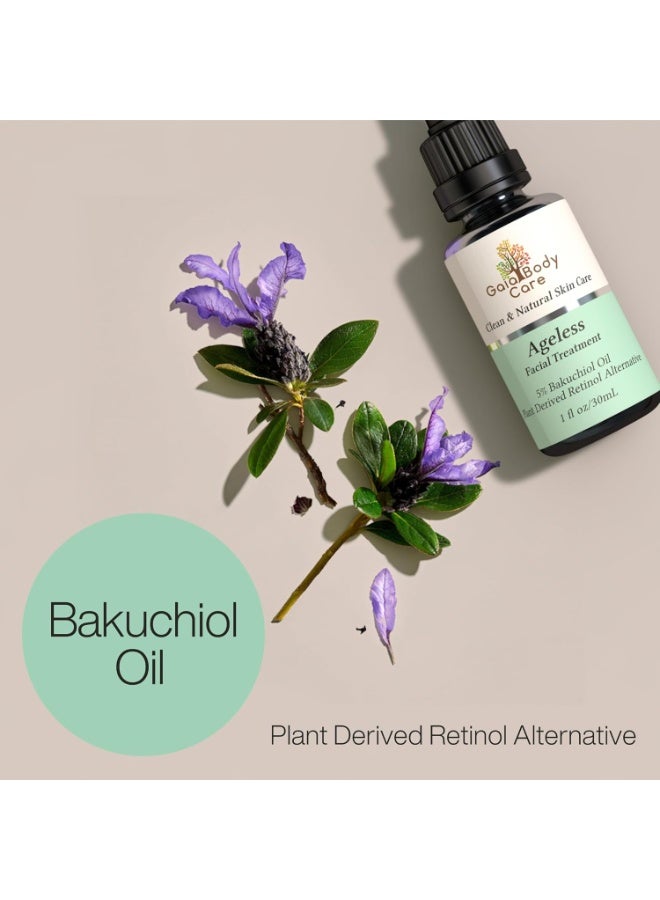 CO Gaia Body Care 5% Bakuchiol Oil Organic - Anti Aging, Anti Wrinkle, Reduces Fine Lines, Smooths Skin, Hydrates - Botanical Vegan - Natural Retinol Alternative Facial Oil (1oz, Rose) - Image 5