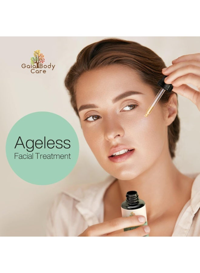 CO Gaia Body Care 5% Bakuchiol Oil Organic - Anti Aging, Anti Wrinkle, Reduces Fine Lines, Smooths Skin, Hydrates - Botanical Vegan - Natural Retinol Alternative Facial Oil (1oz, Rose) - Image 2