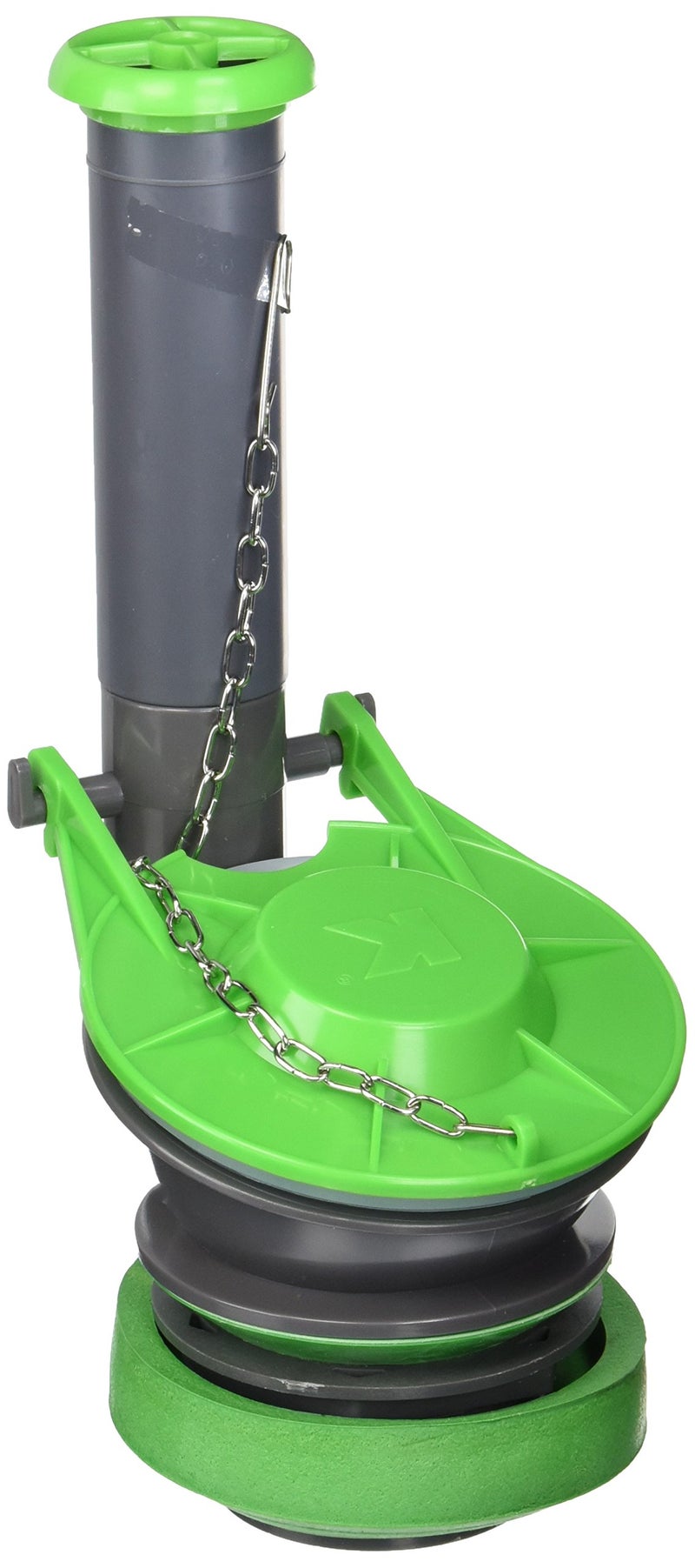 Plumb Pak K8359 FlushAll High Performance Toilet Flush Valve with 3 WaterSaving Flapper GreenGrey