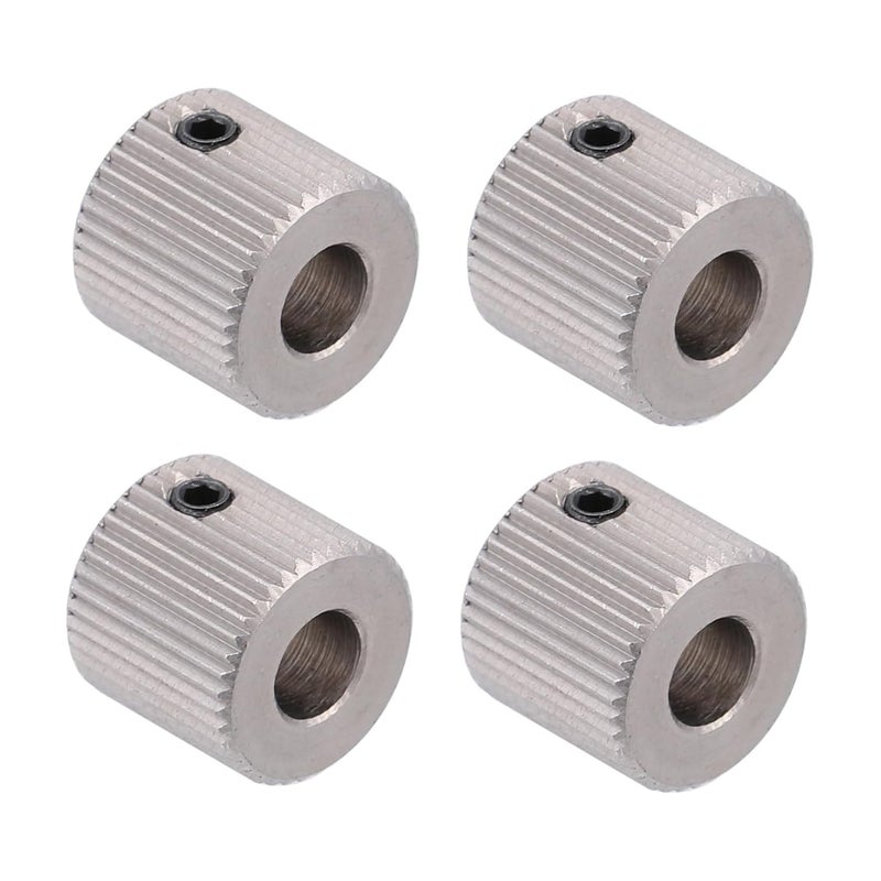 Unomor 4 قطع من ترس القيادة البثق الفولاذ المقاوم للصدأ عجلة الطابعة استبدال مقاوم للصدأ قطع طابعة DIY - Image 1