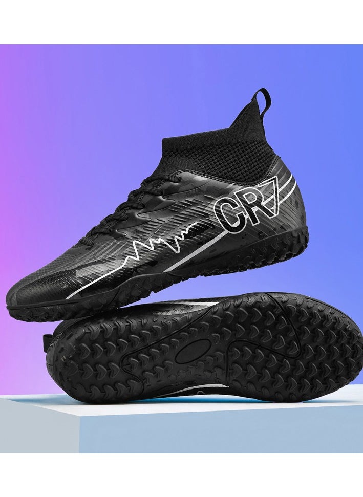 Generic Men Kids Fashion Soccer Shoes Cleats Team Sports Training TF/FG Turf Firm Comfort High-top Football Shoes Outdoor  - Image 5