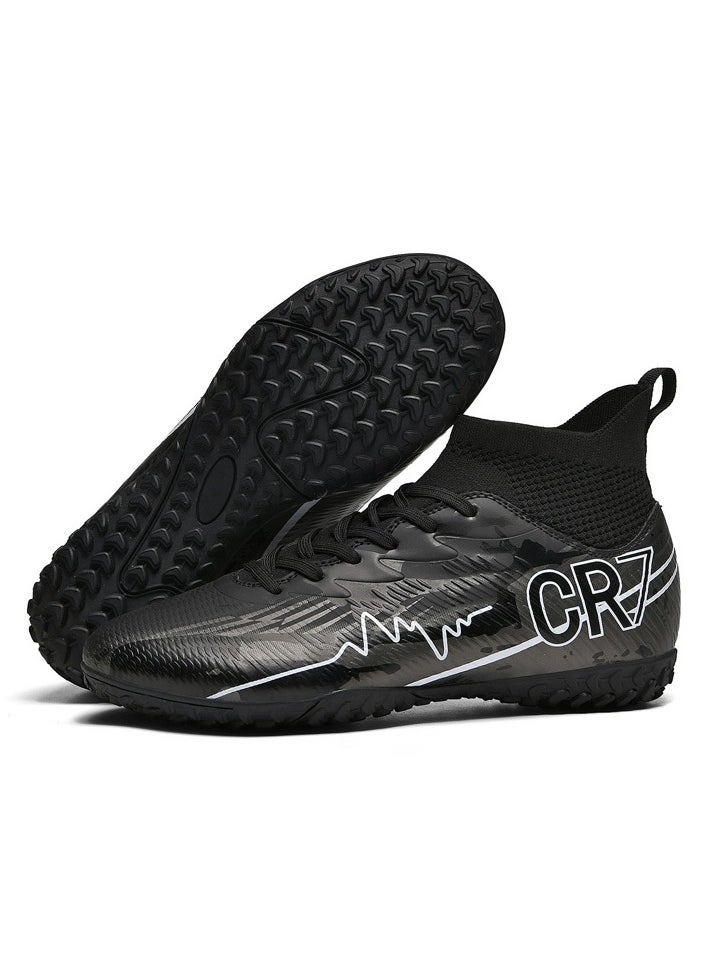 Generic Men Kids Fashion Soccer Shoes Cleats Team Sports Training TF/FG Turf Firm Comfort High-top Football Shoes Outdoor  - Image 2