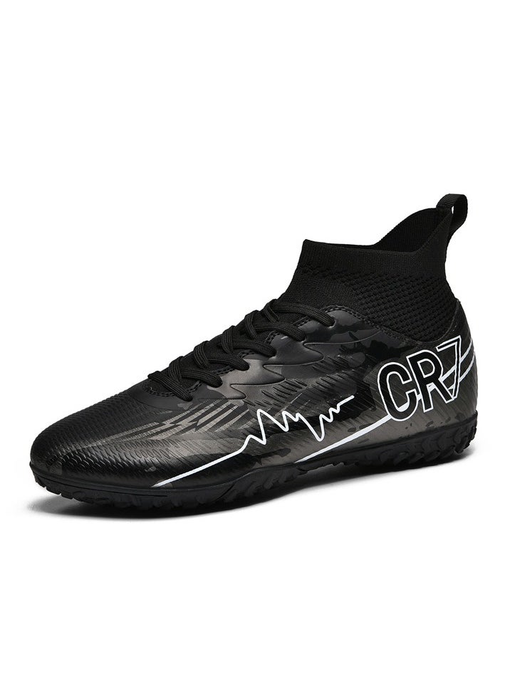 Generic Men Kids Fashion Soccer Shoes Cleats Team Sports Training TF/FG Turf Firm Comfort High-top Football Shoes Outdoor  - Image 1