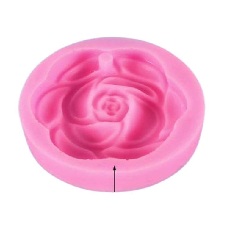SNOOGG 3D Camellia Flower Silicone Mold Candy Soap Candle Wax Resin Eco Resin Casting Heavy Duty Flexible Nonstick Easy Demold - Image 3