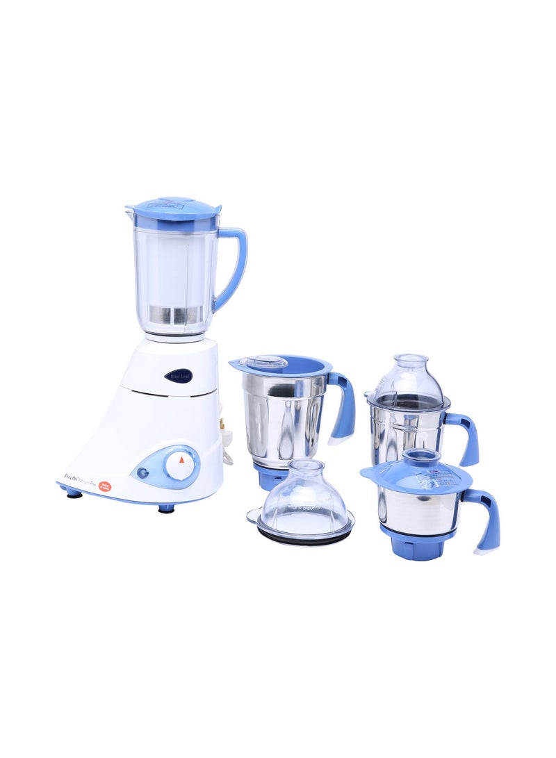 Preethi Blue Leaf Plat Mixie 750W 750.0 W PREETHI-MG-139/03 White/Blue/Silver - Image 1