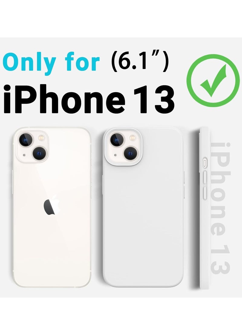 BORTONY iPhone 13 Case Liquid Silicone Anti Scratch Anti Fingerprint Soft Silky Touch Shockproof Protective Cover for Apple iPhone 13 - Image 2