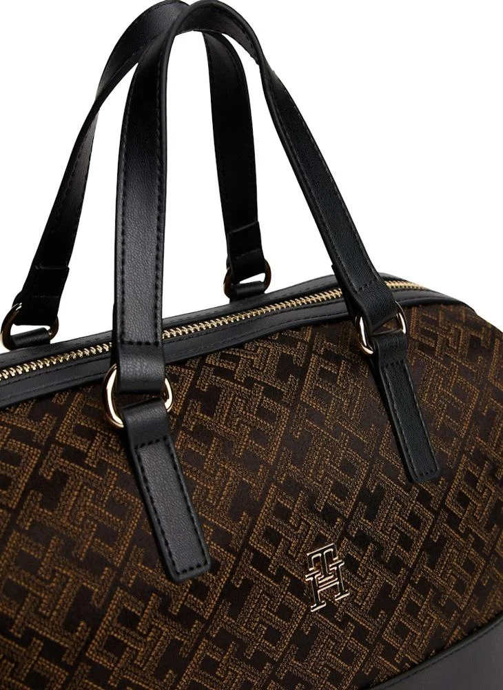 تومي هيلفيغر Logo Jacquard Duffle Bag